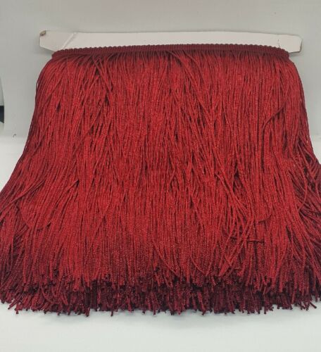 20cm drop wine polyester silk fringe fringing
