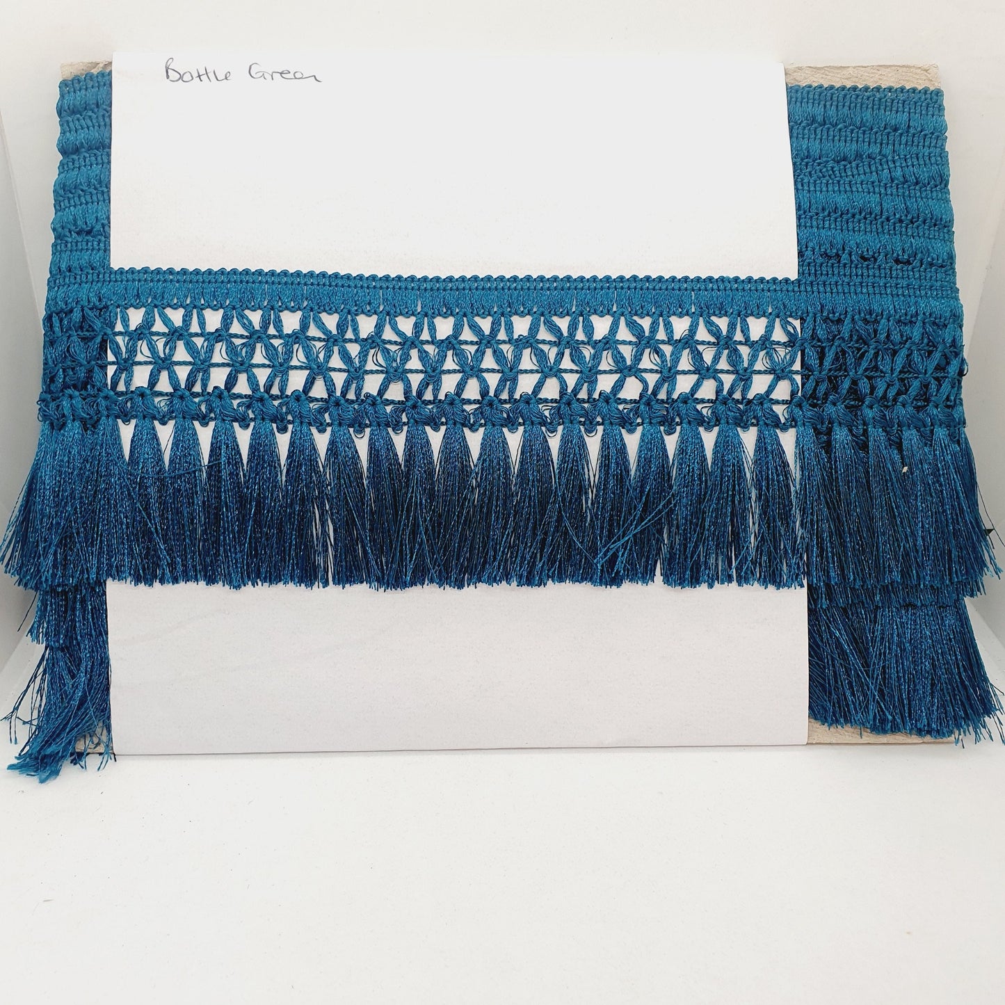 9cm drop bottle green tassel fringe fringing