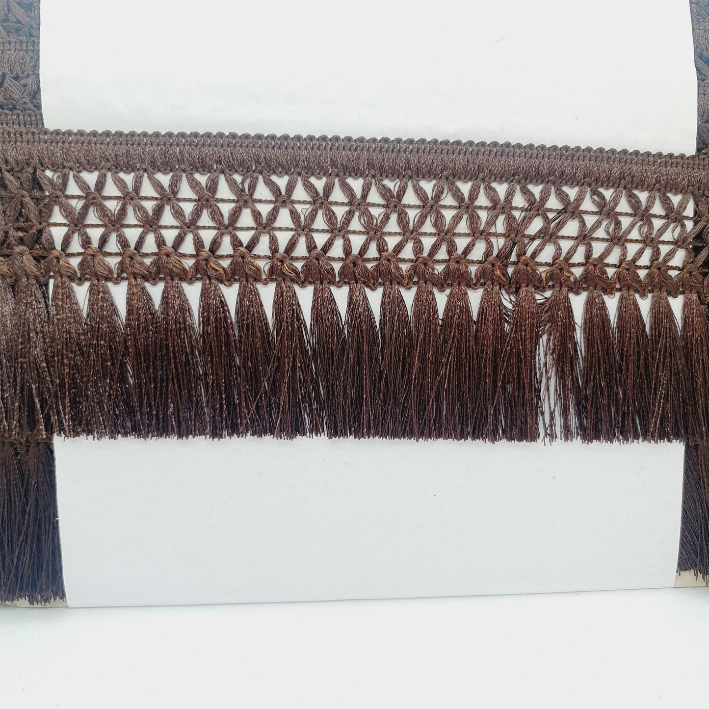9cm drop brown tassel fringe fringing