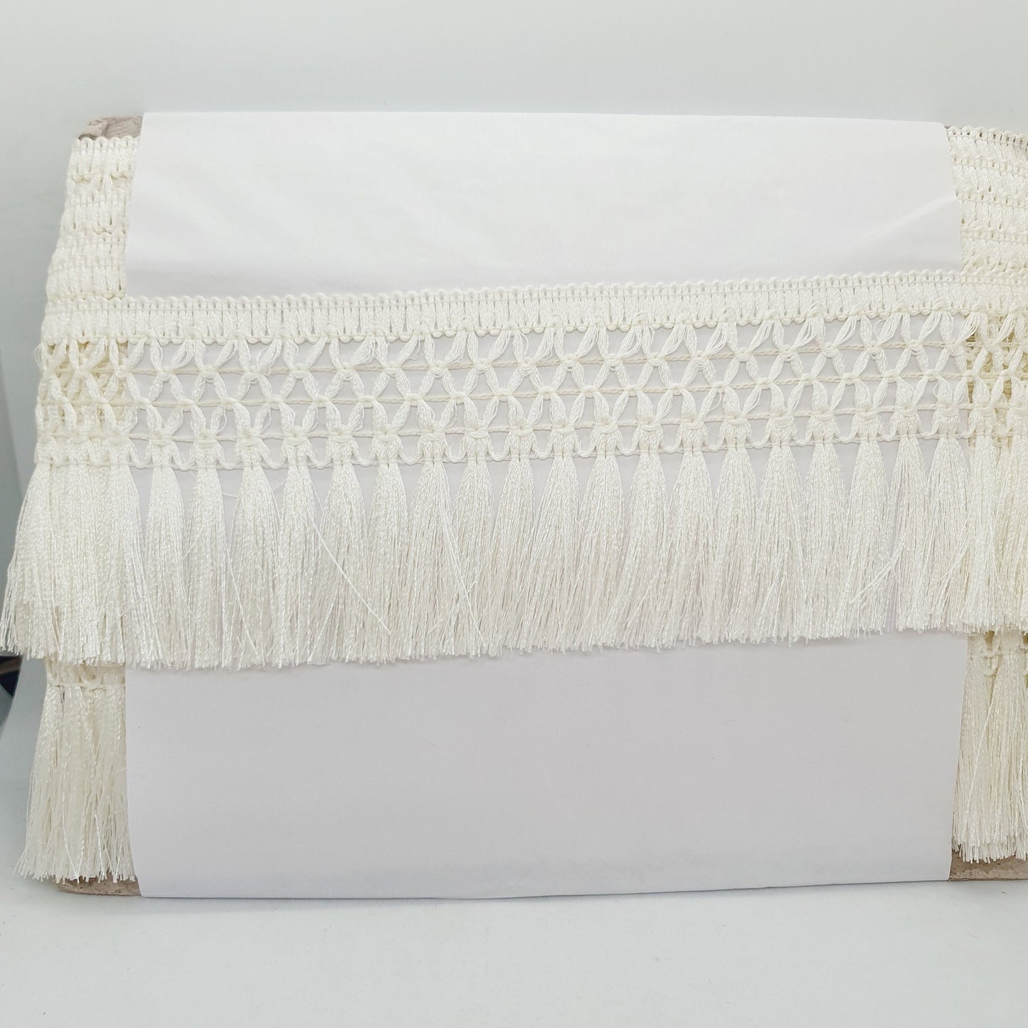 9cm drop ivory tassel fringe fringing