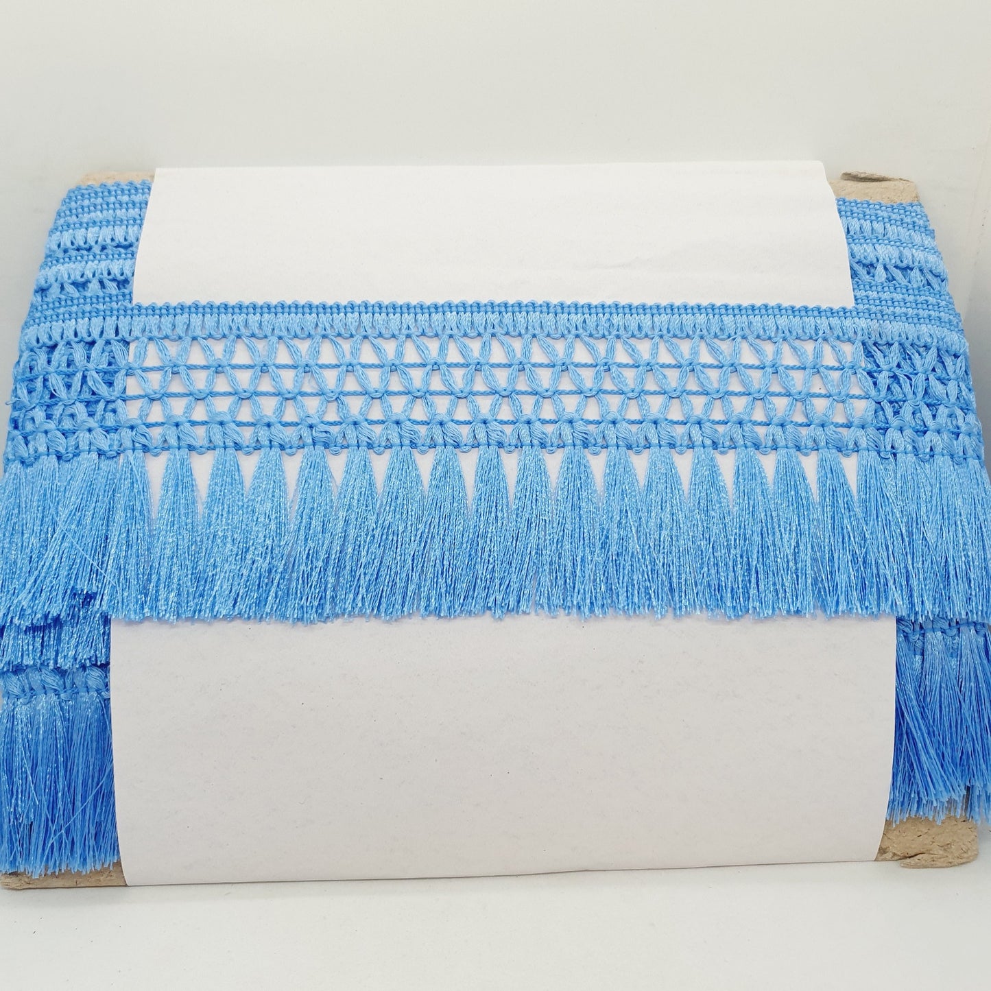 9cm drop light blue periwinkle tassel fringe fringing