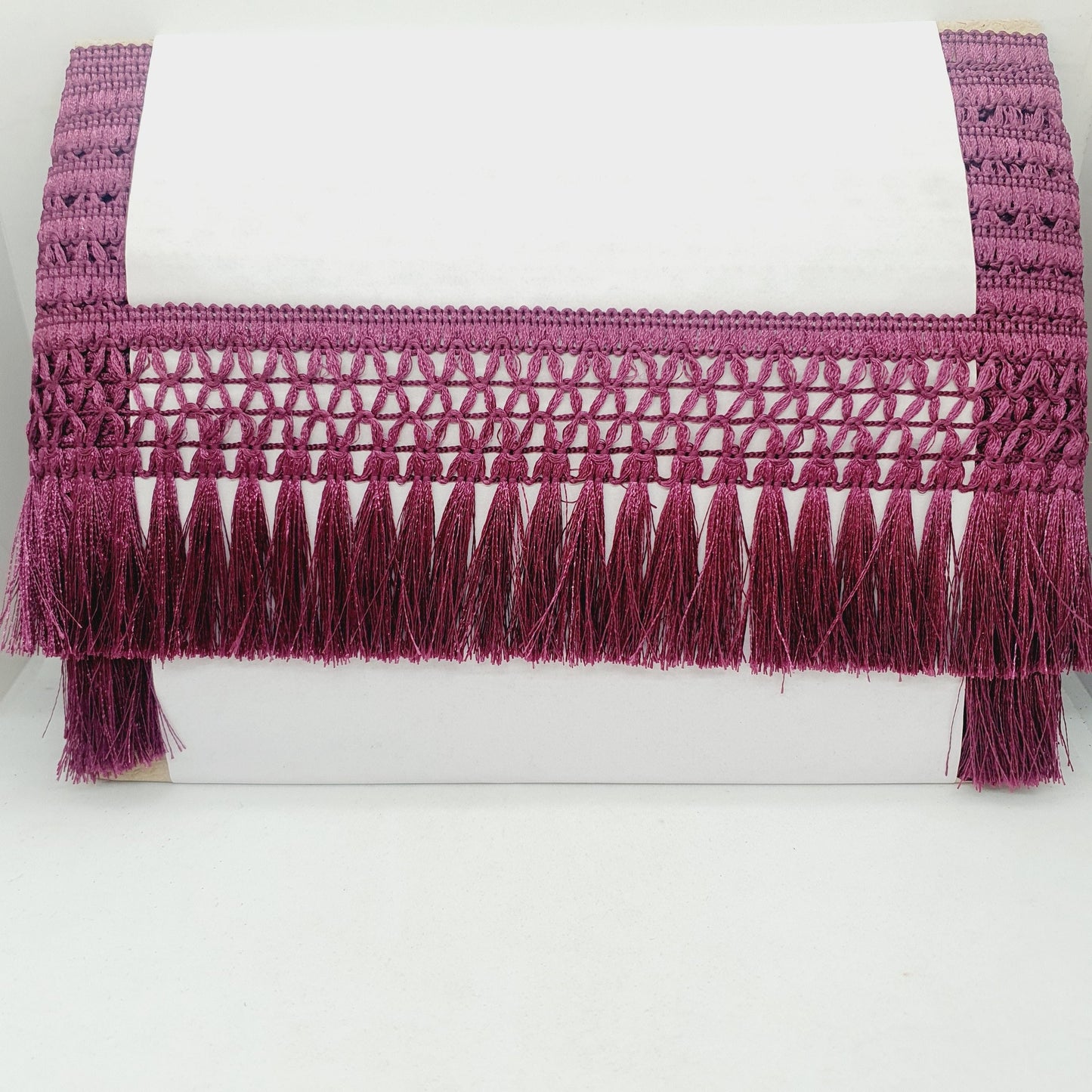 9cm drop plum purple tassel fringe fringing