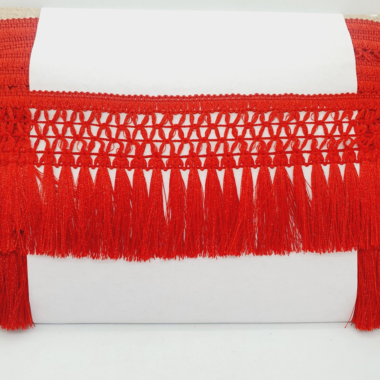 9cm drop red tassel fringe fringing