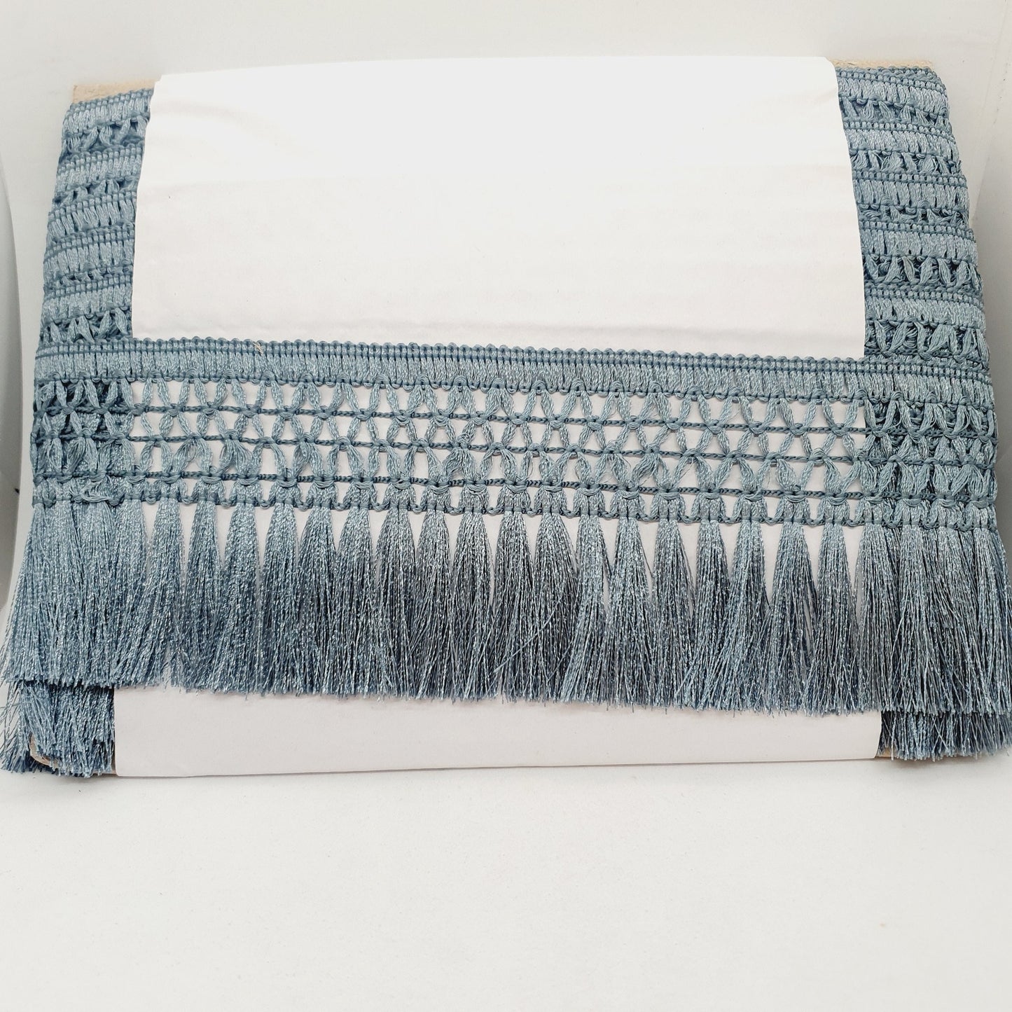 9cm drop slate grey tassel fringe fringing