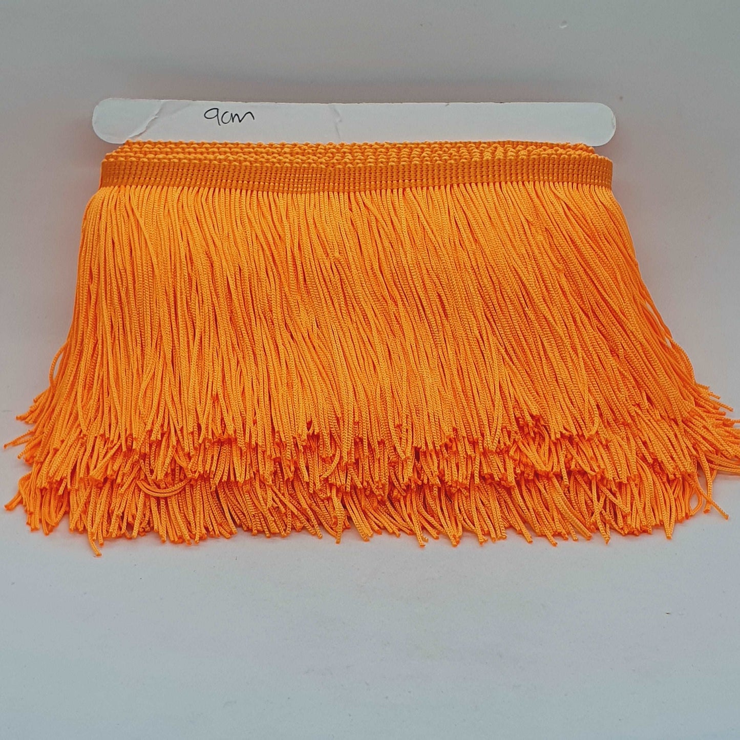 9cm drop neon orange silk fringe fringing