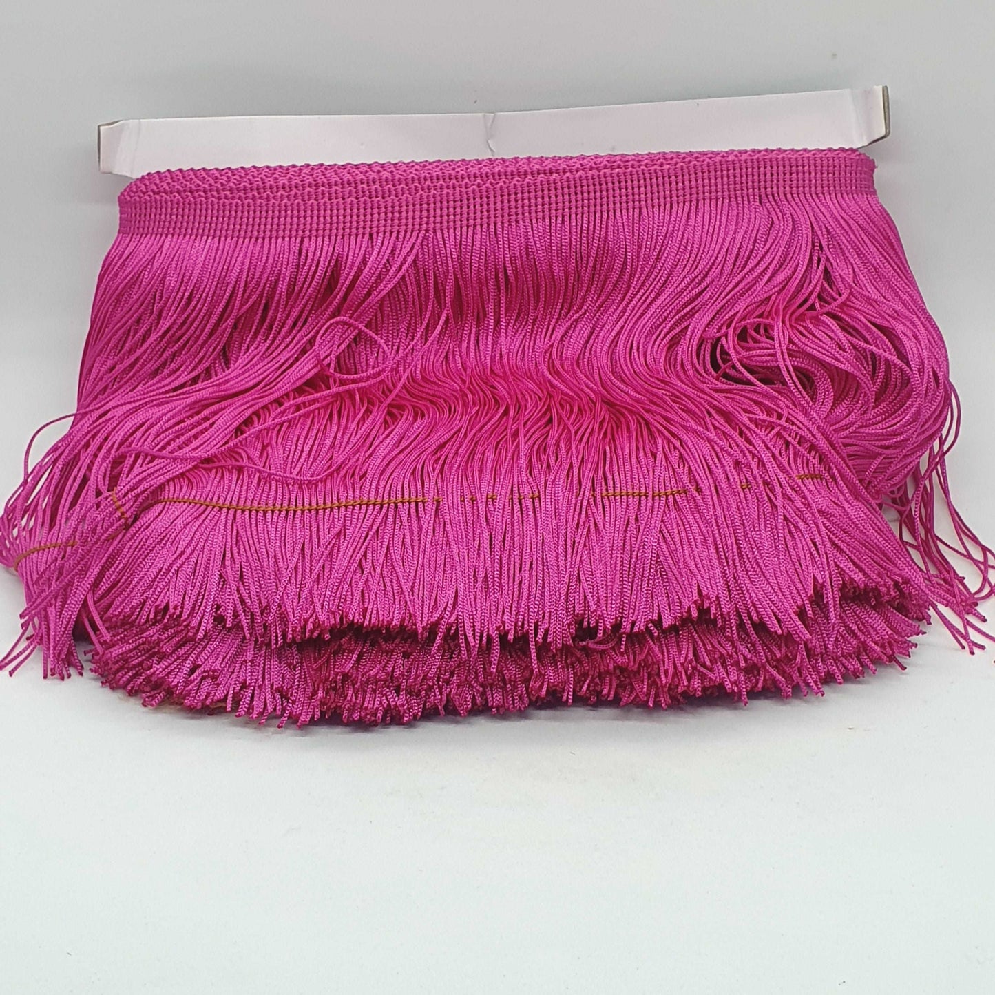 15cm drop magenta pink silk fringe fringing