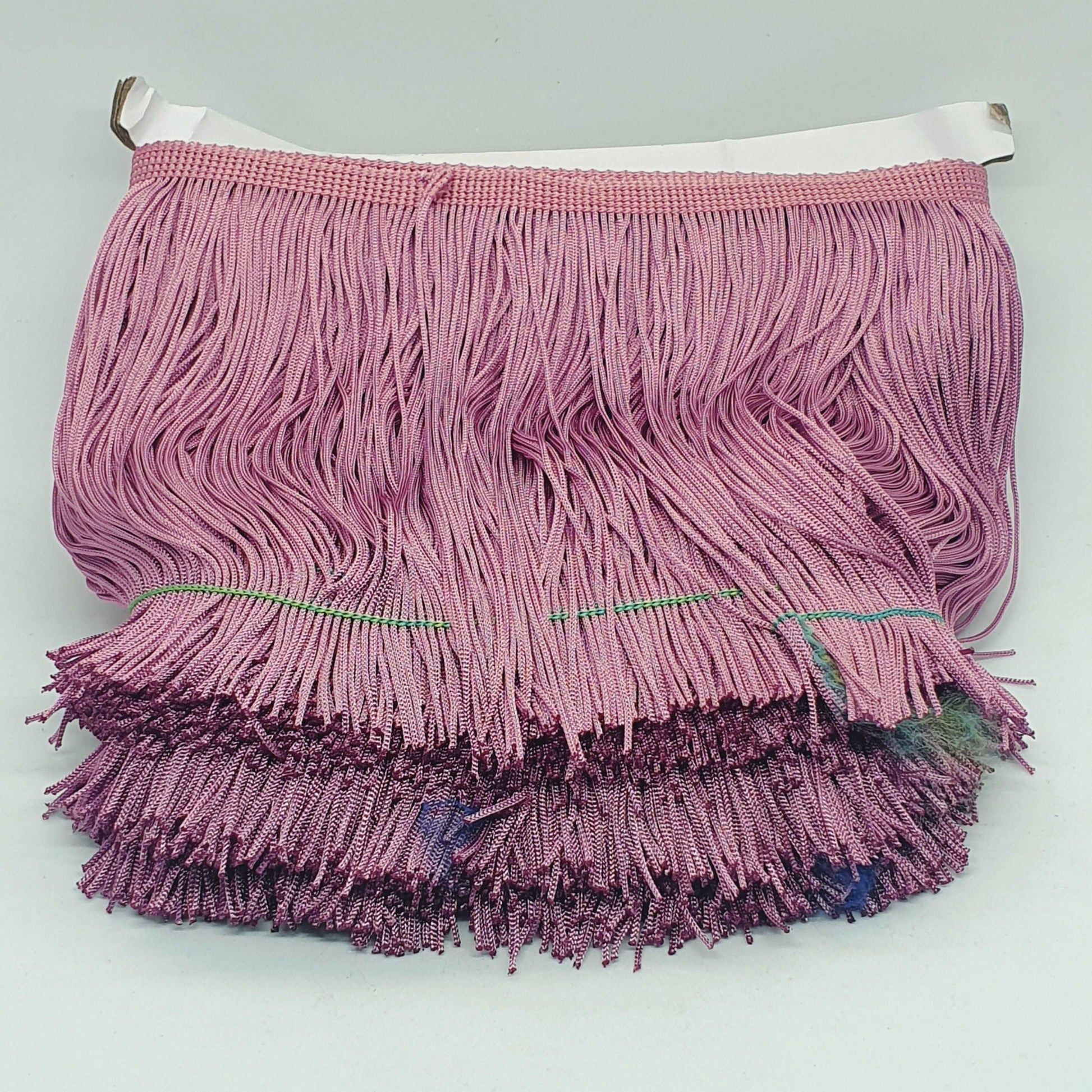 15cm drop pink mauve silk fringe fringing