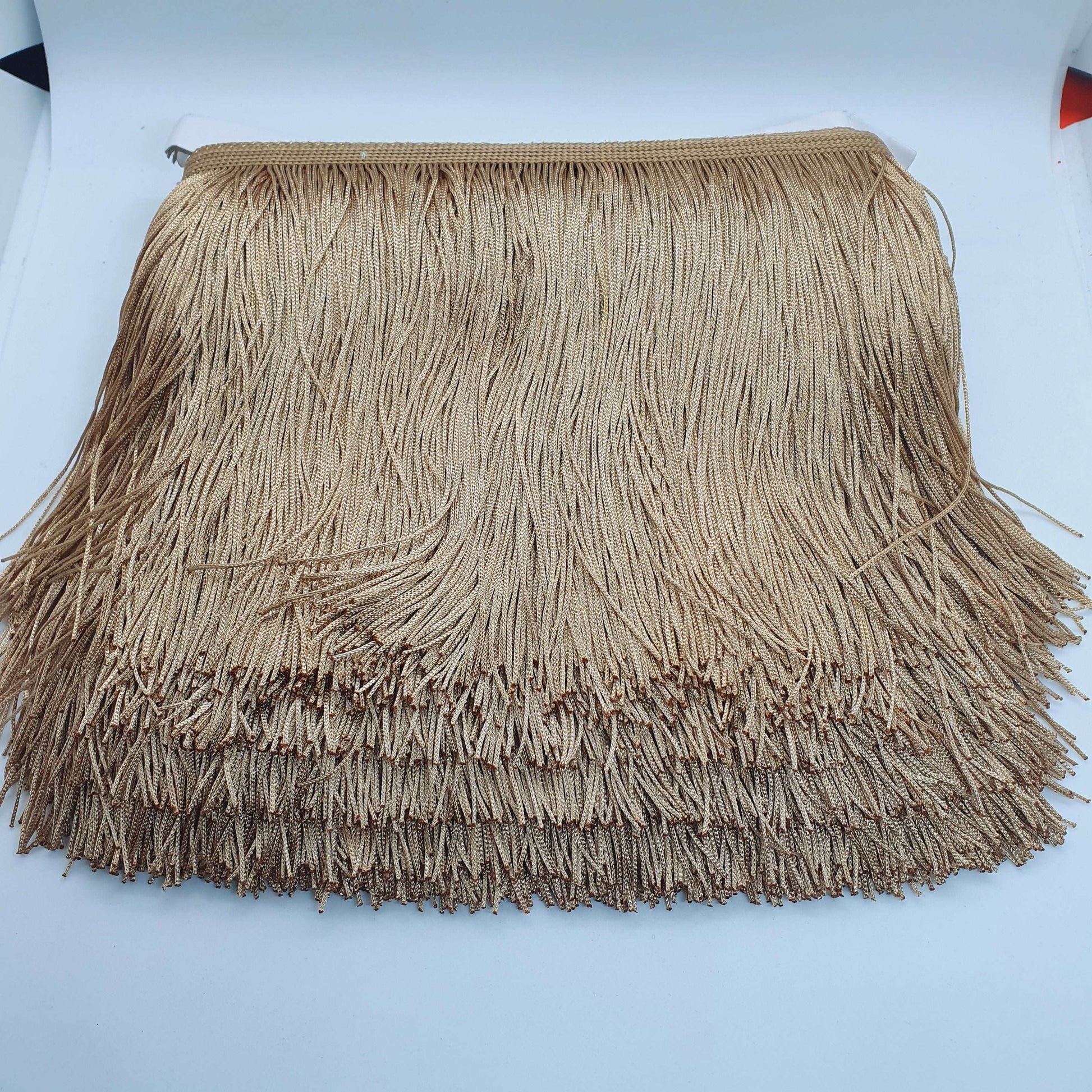 15cm drop antique gold silk fringe fringing