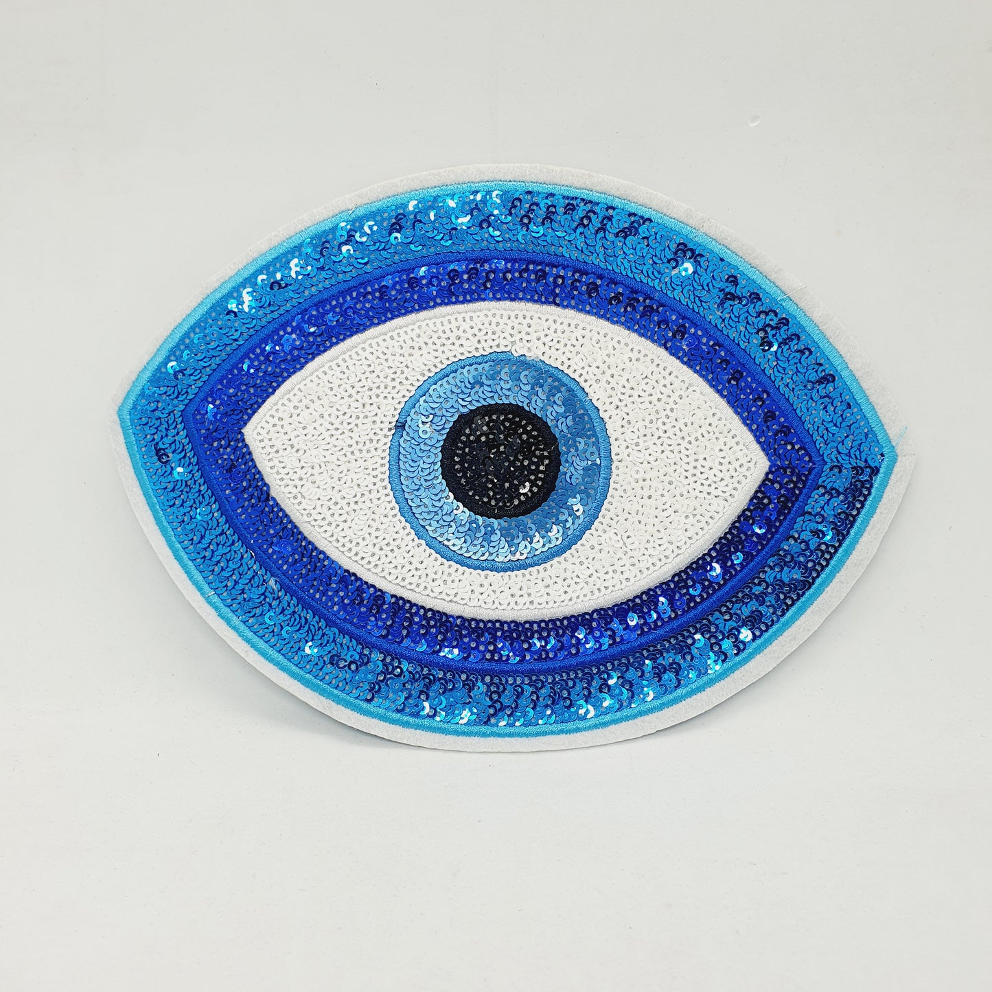 1x Turkish evil eye/ nazar sequin applique HOT-FIX