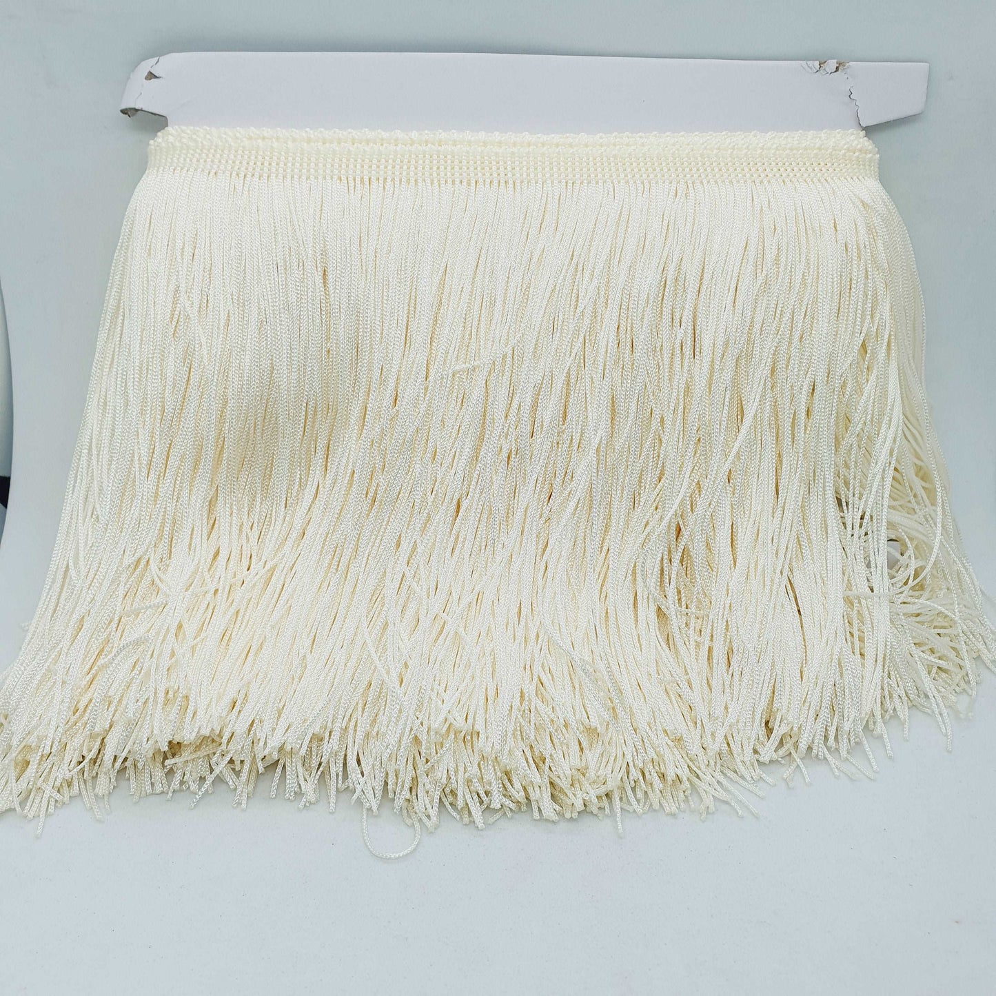 15cm drop cream silk fringe fringing