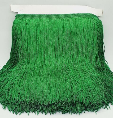 20cm drop emerald green silk fringe fringing