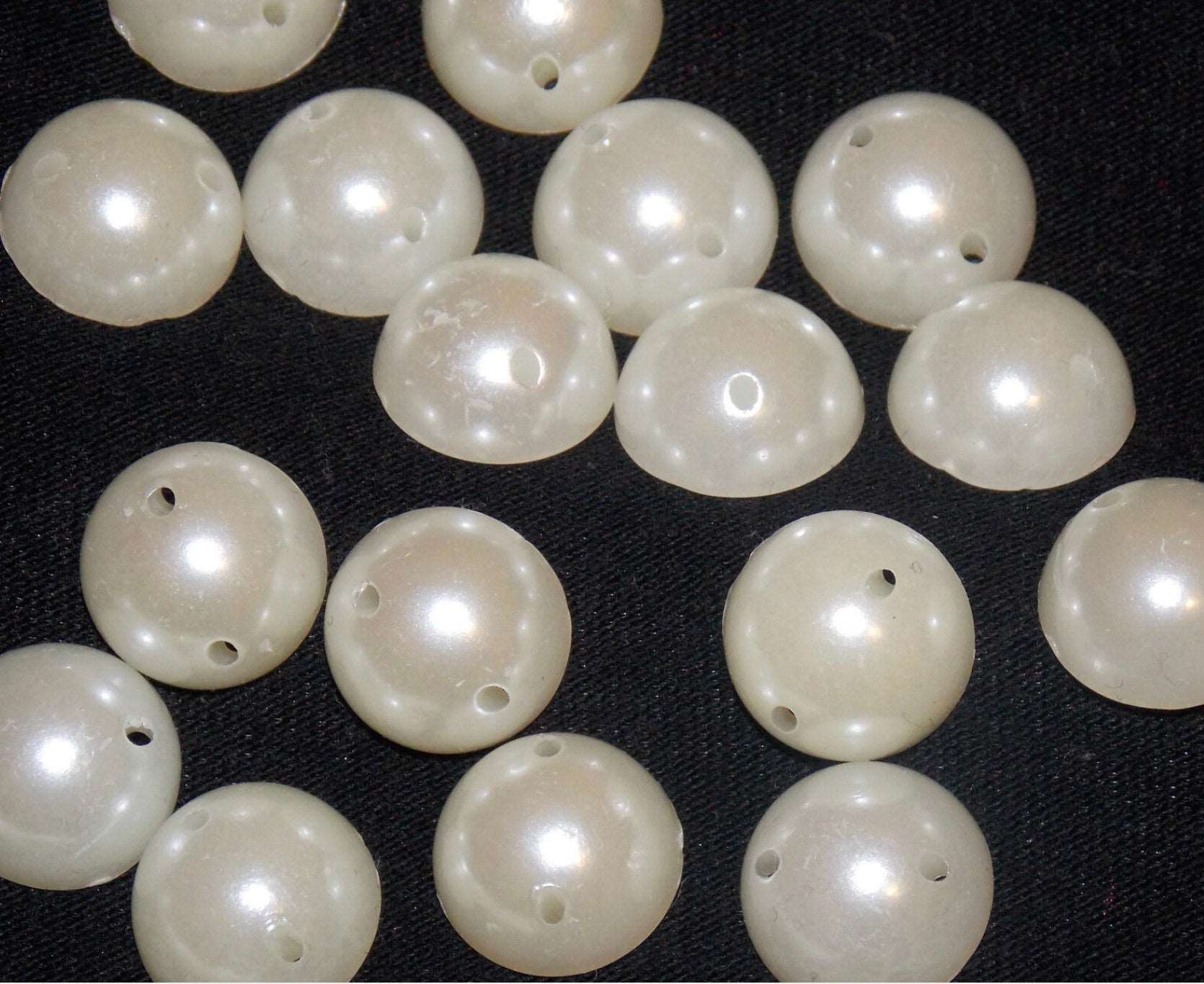 10mm sew on half pearl jewel gems