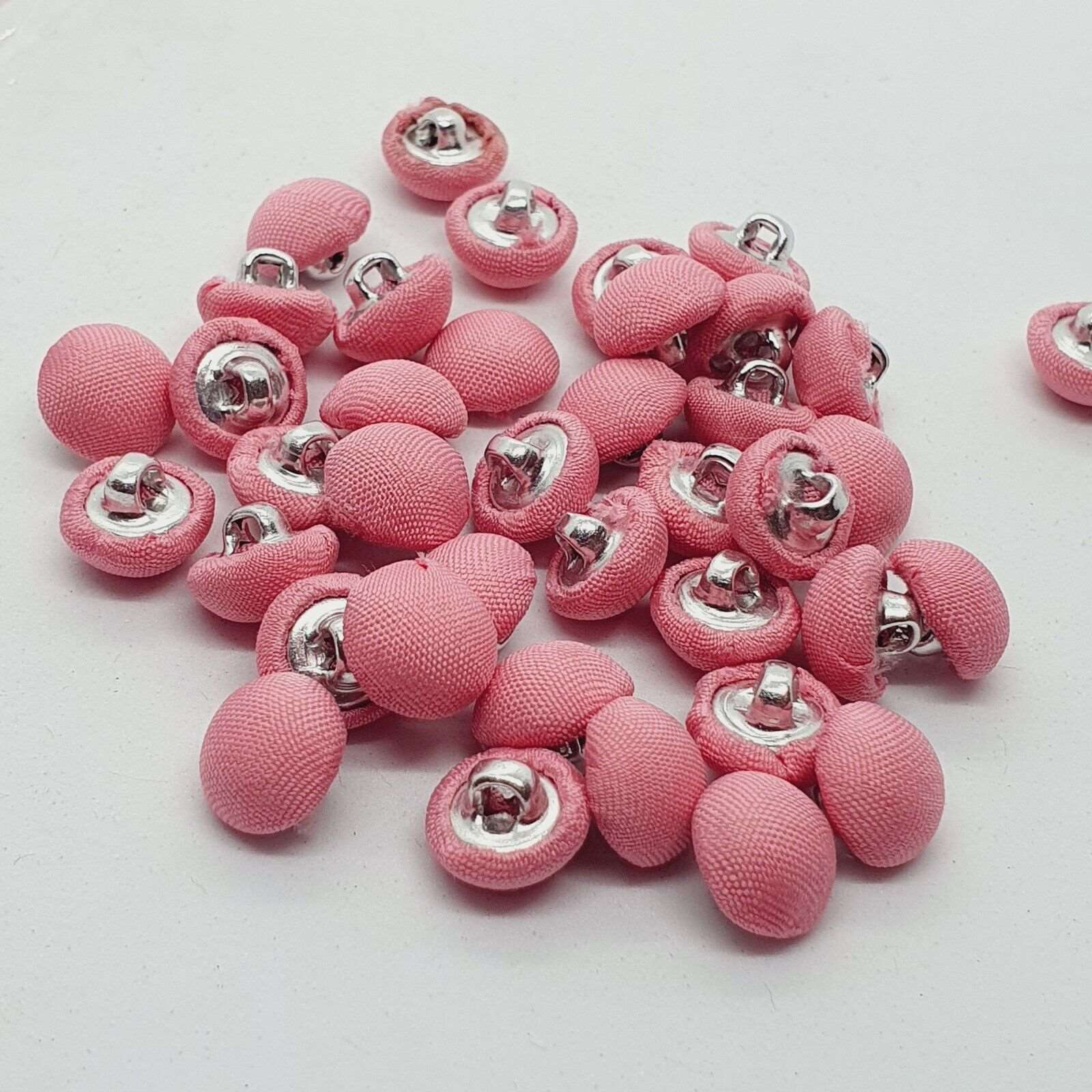 5x 12mm jacket coat shirt gold sew on button  PINK