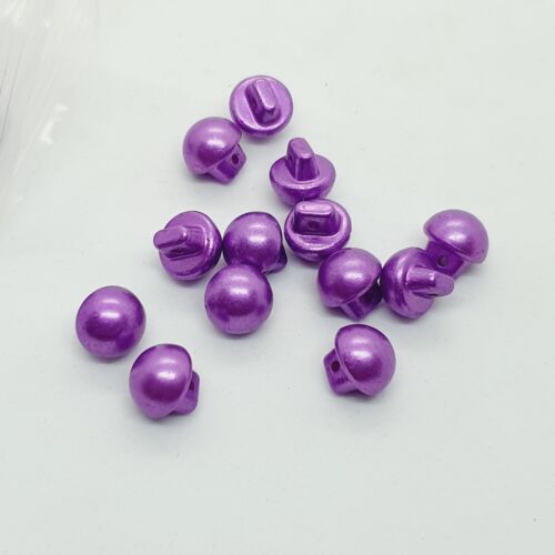 10x 10mm jacket coat shirt sew on button PURPLE