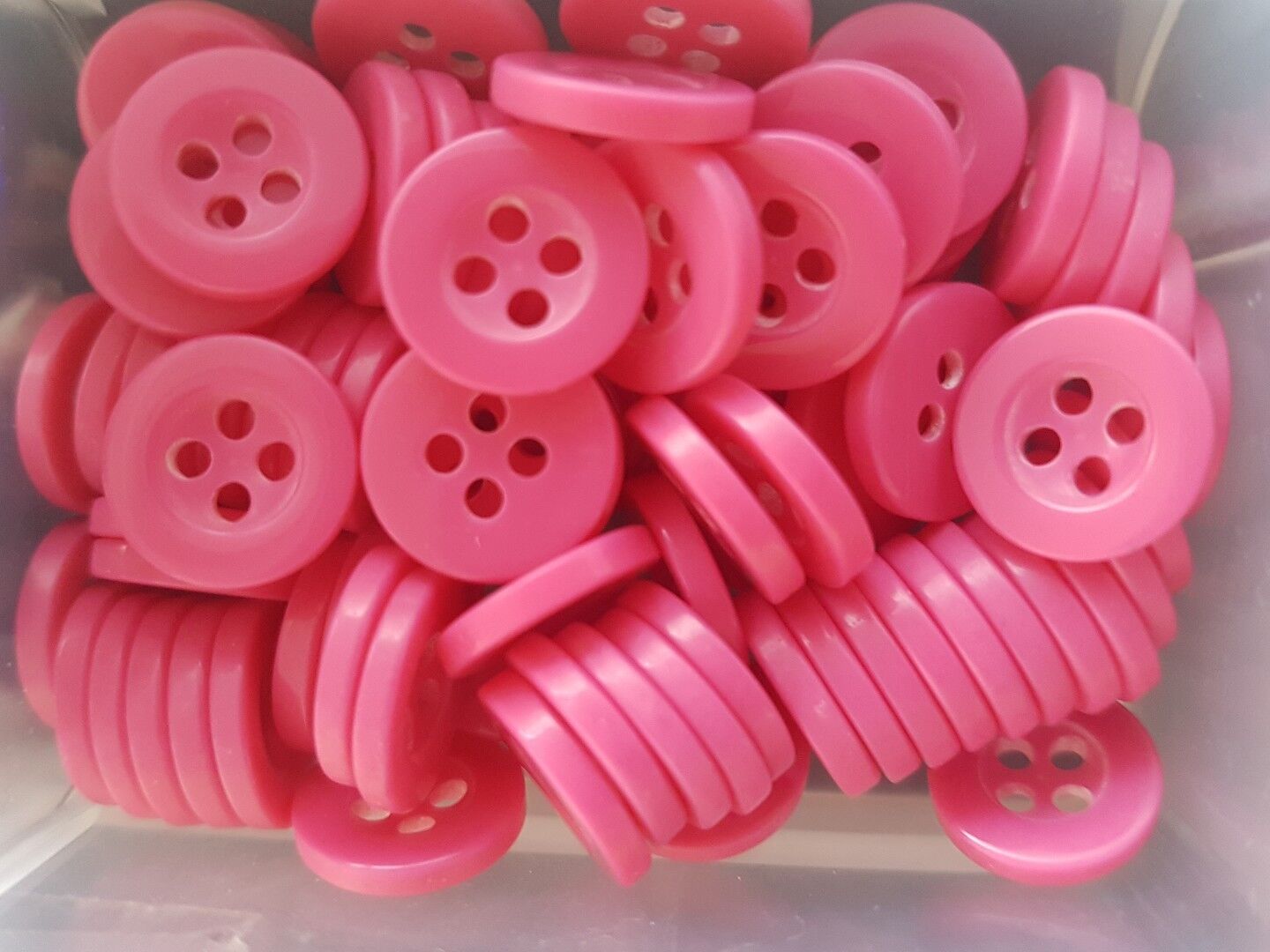 10mm pink baby shirt buttons 