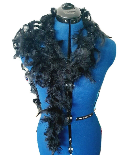 2M FEATHER BOA COSTUME ACCESSORY FANCY DRESS BURLESQUE trimming