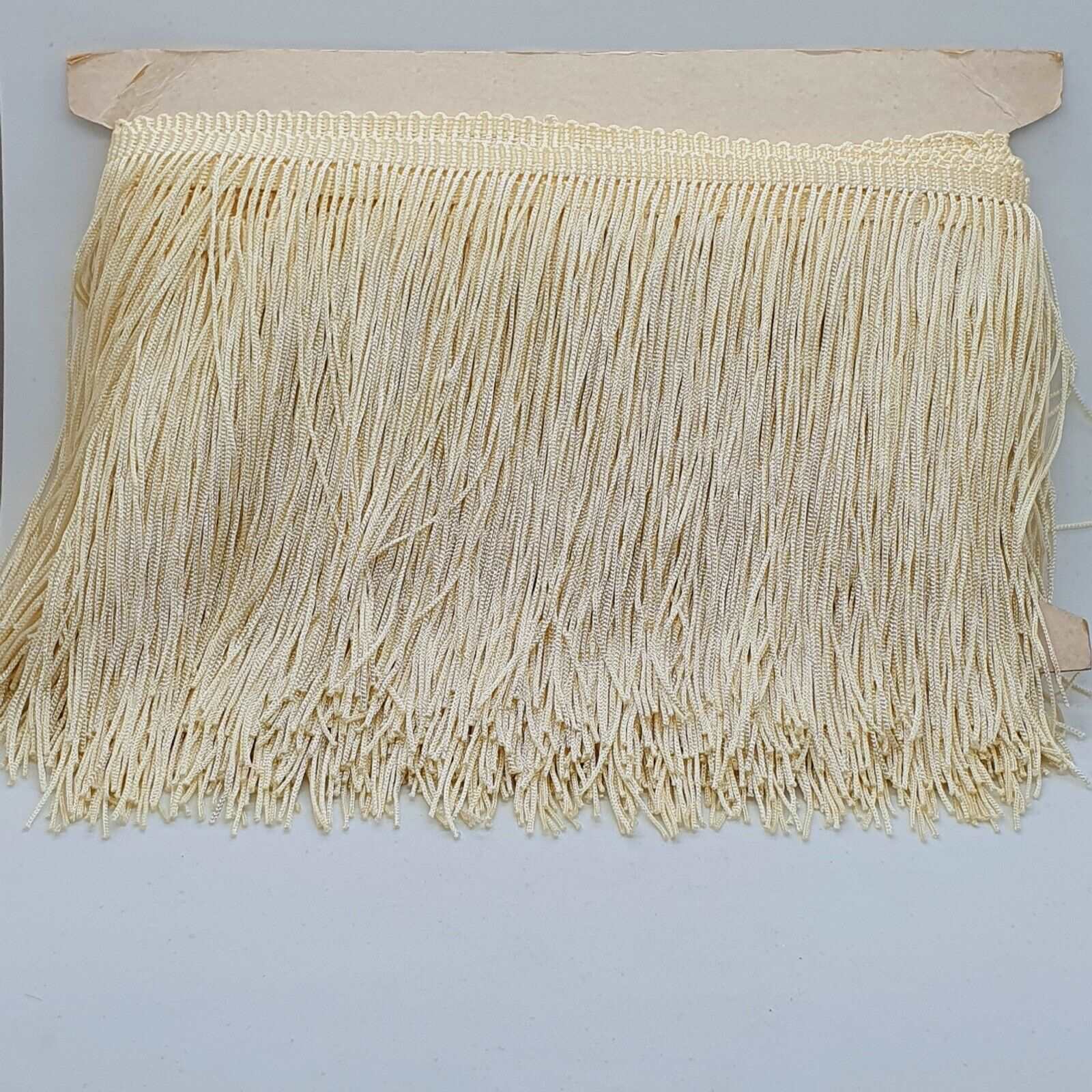 15cm drop cream silk fringe fringing