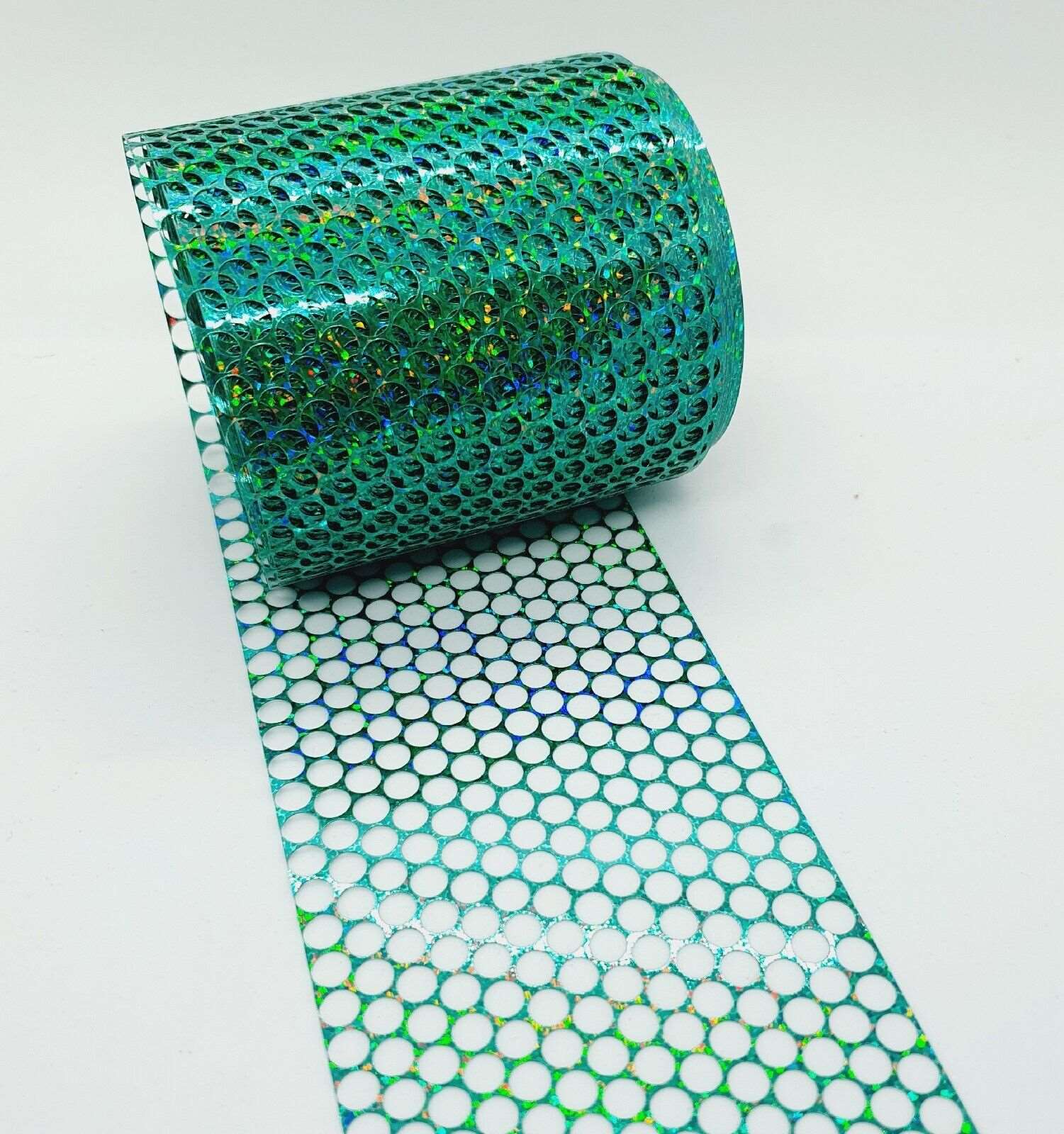 80mm Green hologram sequin waste