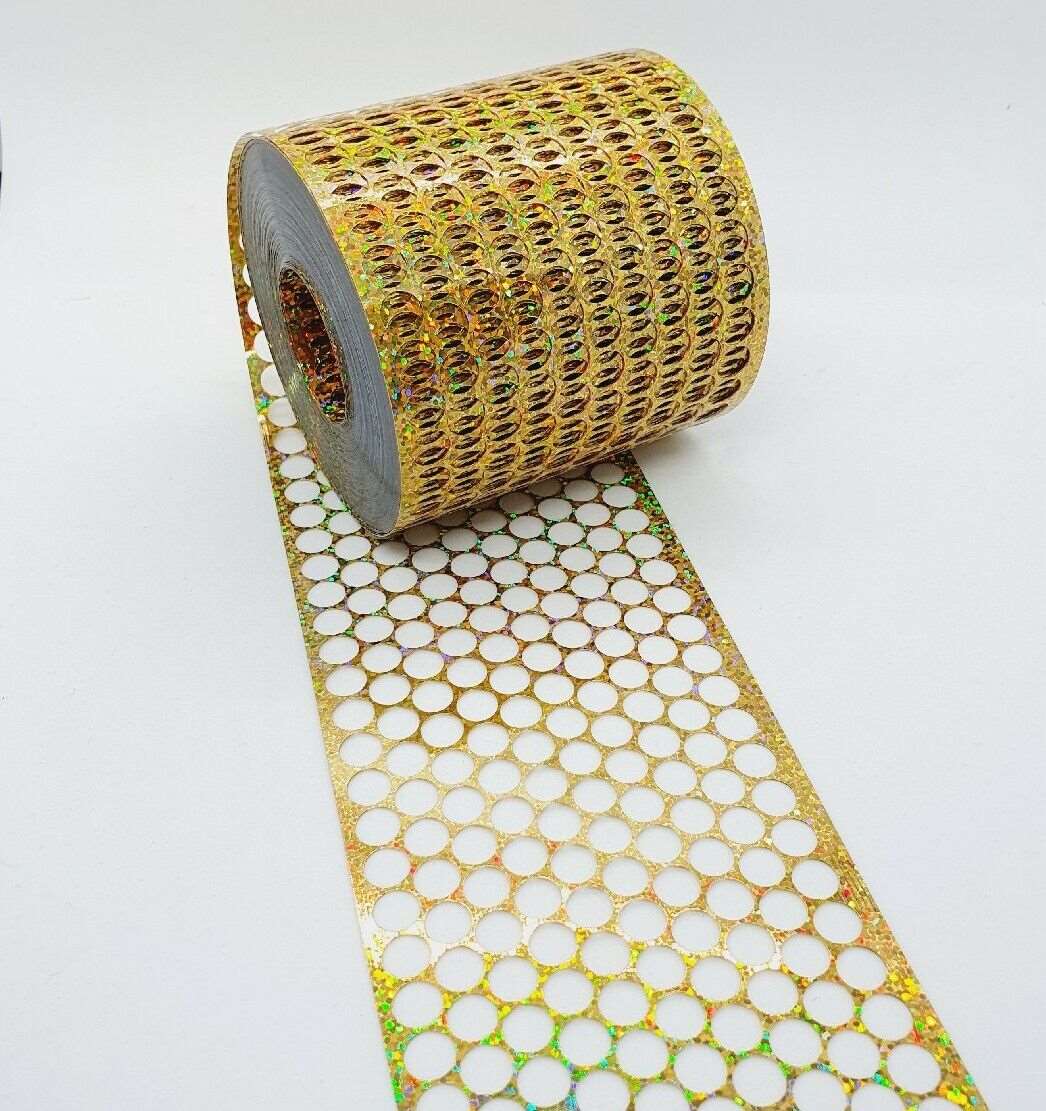 80mm Gold hologram sequin waste