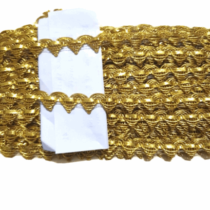 20mm metallic gold looped edge BRAID trimming