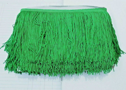 15cm drop emerald green silk fringe fringing