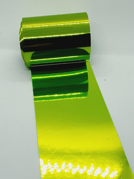 80mm Lime Green sequin waste