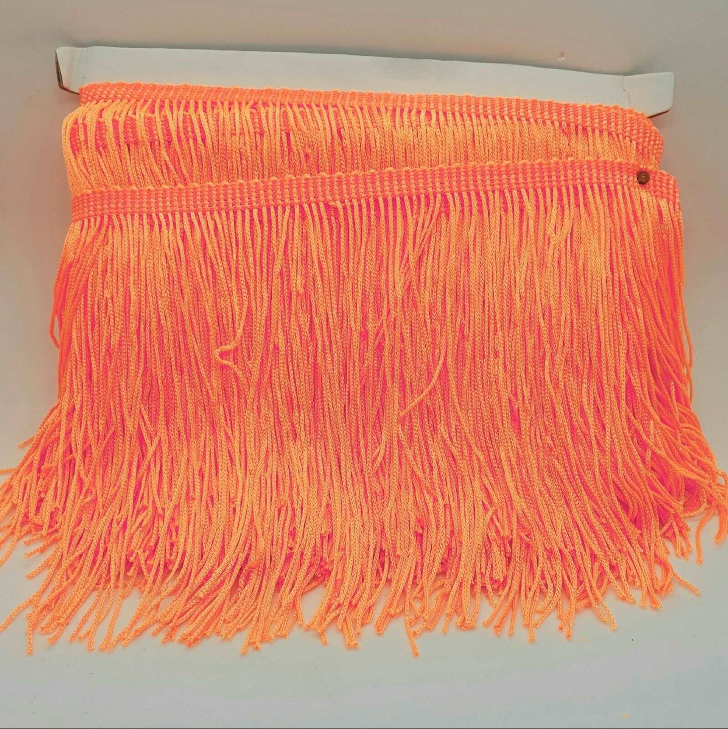 15cm drop neon light orange silk fringe fringing