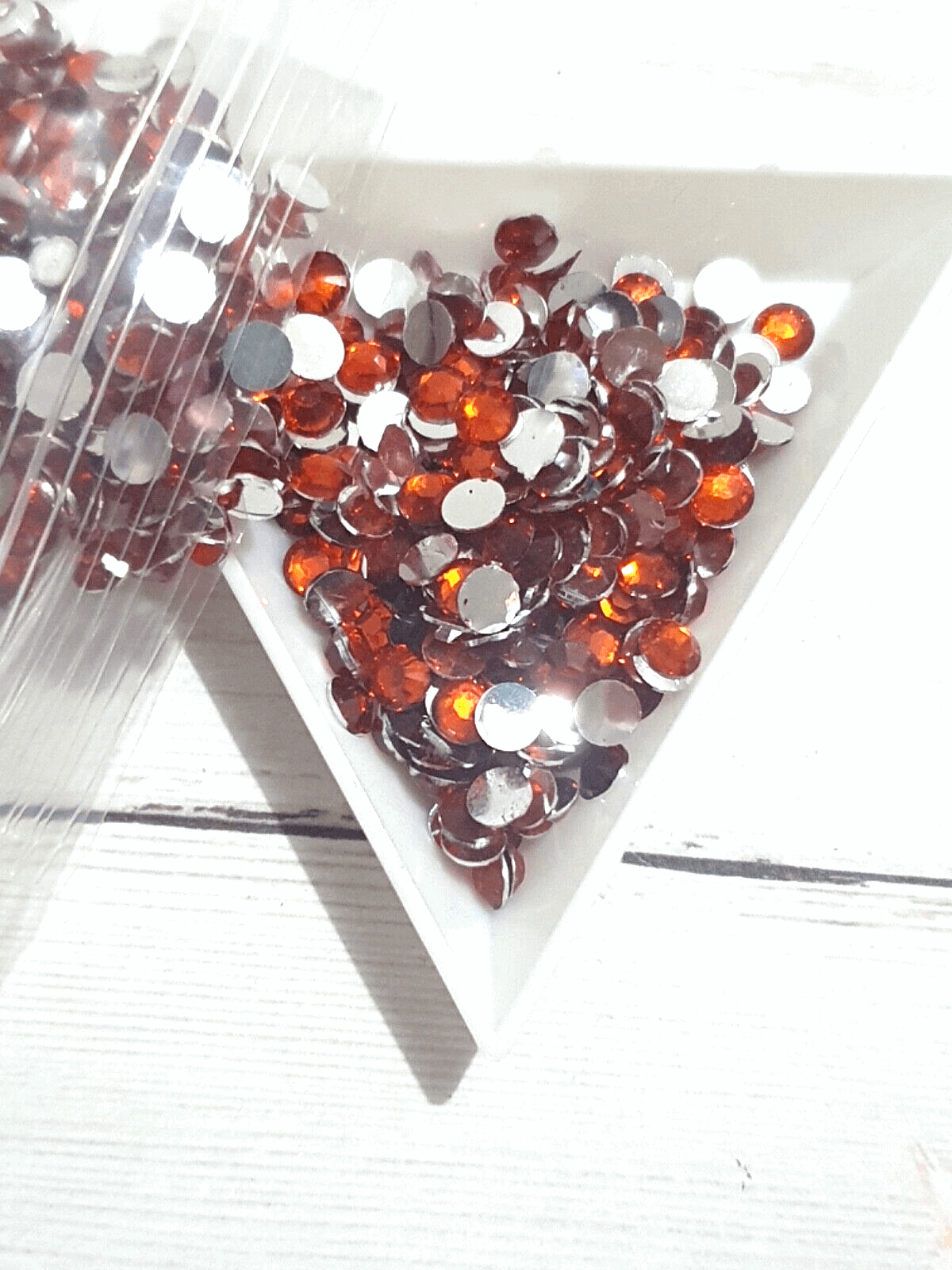 1x 10gross orange acrylic crystal DMC non hot-fix rhinestone 4mm/ ss16