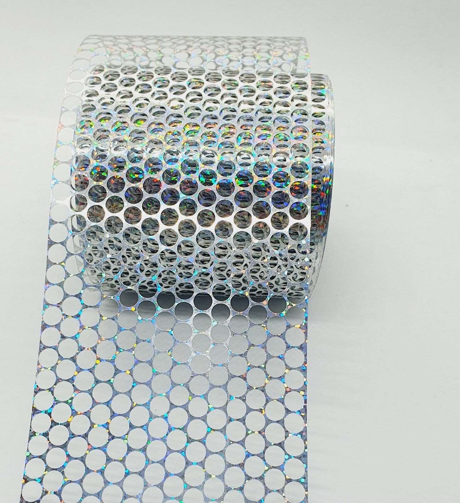 80mm Silver hologram sequin waste