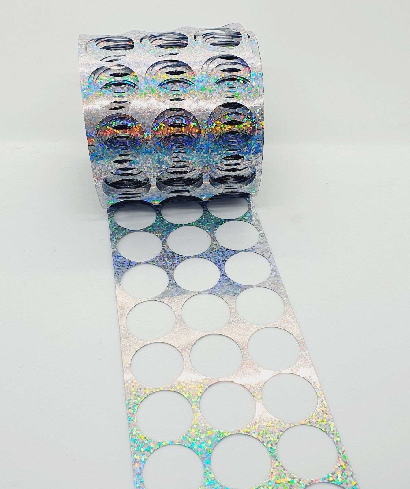 80mm Silver hologram sequin waste