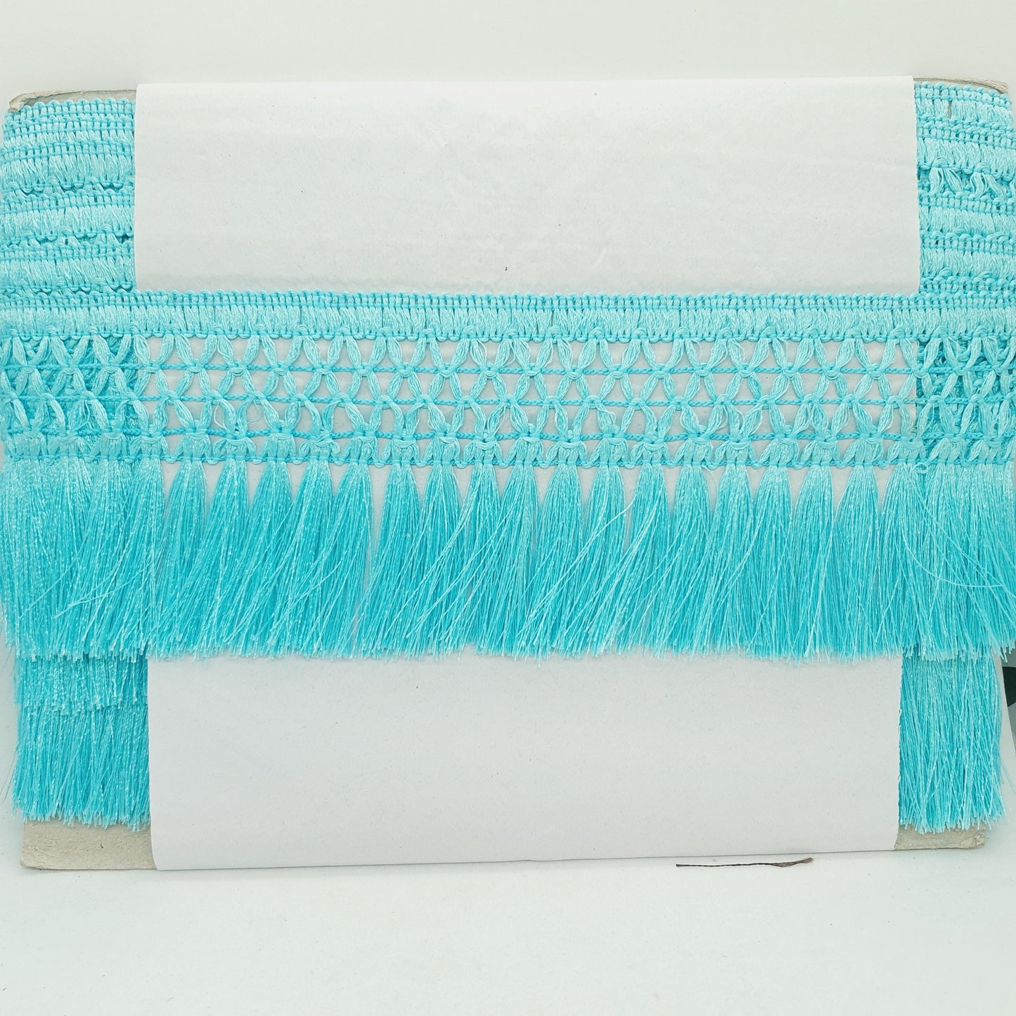 9cm drop spearmint mint green tassel fringe fringing
